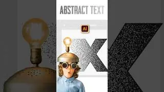 Abstract Text Effect in Illustrator | Illustrator Tutorial