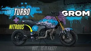 New Honda Grom + Turbo + Nitrous = ??