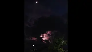 Silent lightning |  Mesmerizing flashes of light | Heat lightning in Cumming, Georgia