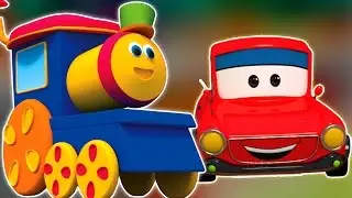Bob Keretapi Pengangkutan Pengembaraan | 3D Kartun | video pendidikan | Transport Adventure