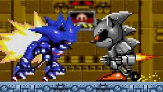 Super Mecha Sonic Vs Silver Sonic And Silver Tails
