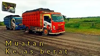 truk isuzu nmr71 muatan pasir progo