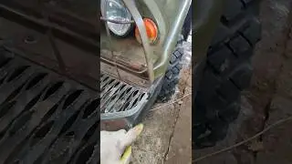 Мощный бампер на Зил-Камминз 
