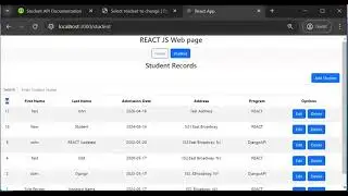 13 REACT Sorting Students data table