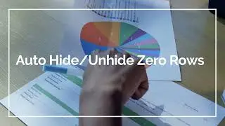 Automatically Hide/Unhide Zero Rows and Columns in Spreadsheets