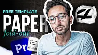 Ali Abdaal Paper Fold Animation in  Premiere Pro |  MOGRT Template