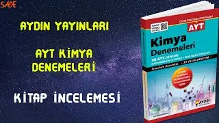 AYDIN YAYINLARI AYT KİMYA DENEMELERİ/İNCELEME