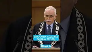 AYM üyesi lafını esirgemedi, Erdoğan'ın gözlerine bakarak konuştu #shorts