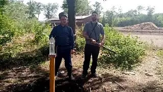 В первый раз рубит шашкой наш оператор Евгений.