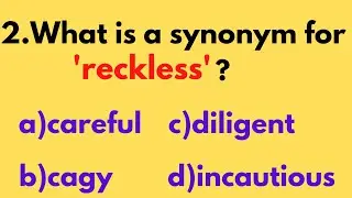 Test Your Vocabulary Knowledge: How Many Synonyms Can You Get Right?