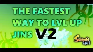 Shinobi Life 2 NEW FASTEST Way to LEVEL UP JINS (MULTI SHADOW CLONE JUTSU NEEDED)