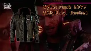 Samurai Cyberpunk 2077 Leather Jackets | The Leather Makers