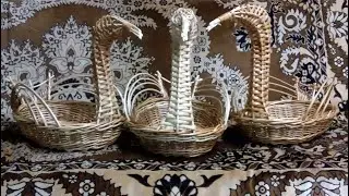 Делаем гуся или лебедь плетёнова часть 1 . Сергей Николаевич