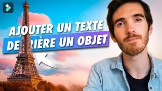 Comment ajouter du texte derrière un objet avec Filmora 12