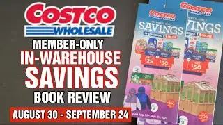 COSTCO NEW IN-WAREHOUSE SAVINGS SALE BOOK REVIEW for SEPTEMBER 2023!