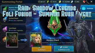Raid: Shadow Legends - Foli Fusion - Summon Rush Event