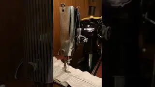 Singer 201. Your grandmother's sewing machine. Oiled and adjusted. Slow motion