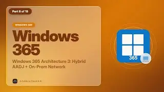 EP 06: Windows 365 Architecture 3: Hybrid AADJ + On-Prem Network  [Windows 365 Masterclass Series]