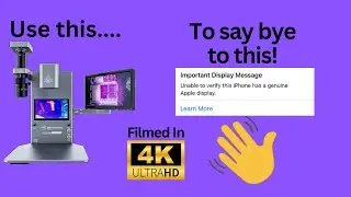 How to remove Apple iPhone display message with TBK R 2201
