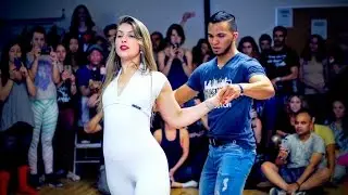 Arthur Santos & Layssa Liebscher - Circular Head Movements 2016 NYC Zouk Festival - Hotline Bling