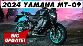 New 2024 Yamaha MT-09 Announced! (Styling, Tech & Chassis Updates)