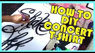 How To DIY Taylor Swift Shake It Off Concert Shirt Ideas Tutorial