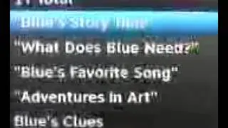Blue's Clues playing in order?