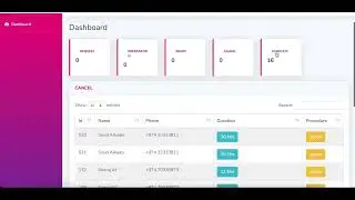 #datatable using #ajax #request  bootstrap & jquery web admin