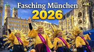 Munich Fasching Parade 2026 🇩🇪 | Grand Carnival Procession | 4K