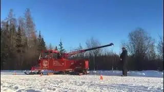 Snowmobile Tow Machine TIME LAPSE ('The Towmobile')