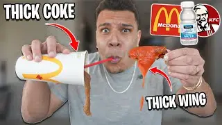 Cooking FOOD Using Only THICK Water For 24 Hours (FOOD CHALLENGE)