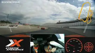 Corvette C8 on NASCAR Track