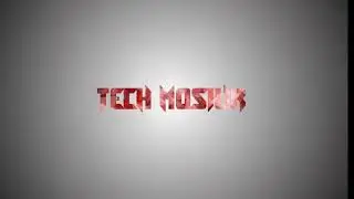 After Effects Particles Logo & Text Animation in After Effects [{(TECH Mosiur)}]
