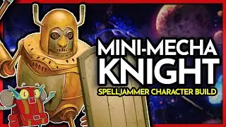 Play as a Mecha Knight with this Autognome Battle Smith Artificer Character Build in Spelljammer!