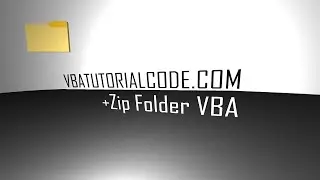 Zip Folder VBA