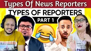 Types Of News Reporters Reaction | News Channels | Jordindian