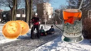 Покатушки на электросамокате и ватрушечный поезд.