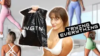 TRYING ALL NVGTN BOTTOMS! | FITMAS TRY-ON HAUL (LEGGINGS, SHORTS & BRA) HONEST REVIEW