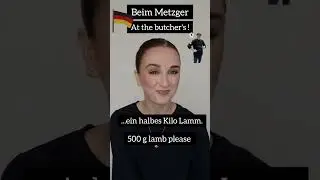 Beim Metzger / At the butcher's / learn German #vocabulary #metzger 🇩🇪