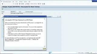 SAP BASIS COURSE: Lec 43. Customizing Transport Request.