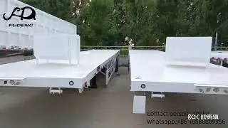 The customer from Zimbabwe ordered 16 units flatbed semi trailers,and partial trailers are finished.