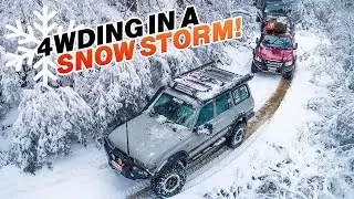 THE TRACK THAT MADE ROCKET TREMBLE ON CAMERA! HIGH COUNTRY fast, deep rivers + camping in a blizzard