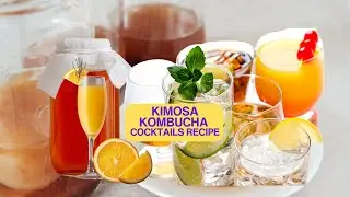 How to Make Fizzy Kombucha Cocktails With Just 2 Ingredients!