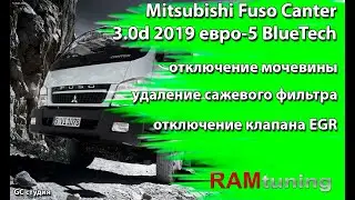 Mitsubishi Fuso Canter 2019 eвро5: отключение мочевины, отключение ЕГР, удаление сажевого фильтра