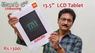Xiaomi Mi LCD Tablet for only Rs 1300/- Unboxing in Telugu...