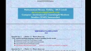 CS504 Midterm current Paper Important MCQS