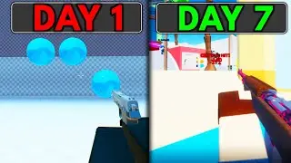 I spent 7 DAYS Aimtraining and these are the results.. (Roblox Arsenal)