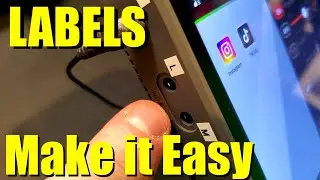 LABEl your ports! Make it easy to use in the field.