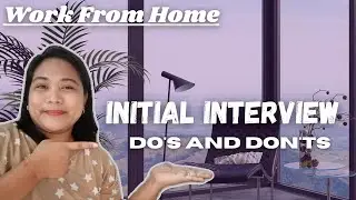 CYBERBACKER: INITIAL INTERVIEW DO'S AND DONT'S | Simply Chellie Vlogs