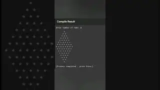 Pattern Tutorial #programming #shorts